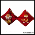 33 * 33cm Stok Kırmızı Kare Noel Dekoratif Peluş Yastıklar Peluş Yastık Santa Yastıkları