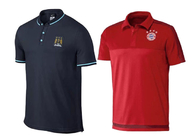 Bayern Münih Kızıl Futbol Polo Shirts Manchester City Futbol Lapel Üniforma