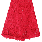 F50264 özelleştirilebilir 51-52 &amp;quot;polyester elbise guipure işlemeli dantel kumaş satışı yapımı