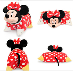 Kırmızı Lovely Disney Minnie Mouse Yumruklu Minhye Başlı Yastık