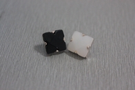 16L ABS Siyah Beyazlı Özel Giysi Düğmeleri, Dekoratif Kat giysi düğmeleri