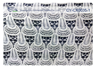 Yatak ve Ev Tekstili CY-CX0035-1 için OEM / ODM İşlemeli Dantel Kumaş