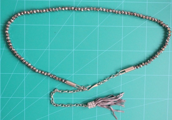 ABS, metal Malzeme kadınlar altın bel zinciri 1cm bez kayışlar Nikel boncuk