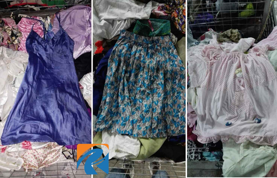 Yaz / Kış için toptan kullanılan kadın giysileri, ikinci el kıyafetler
