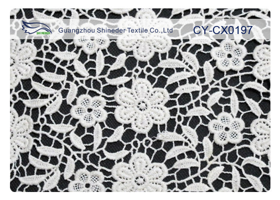 CY-CX0197 Gelinlik için Çevre Dostu İşlemeli Dantel Kumaş