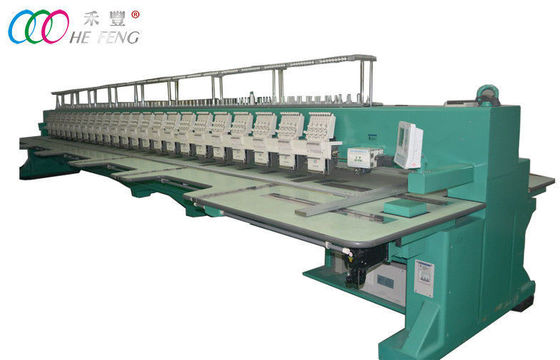 Giysi için 24 kafaları çok kafa bilgisayarlı nakış makinesi 1000 RPM / dantel