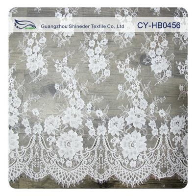 Düğün Çiçek Kirpik Dantel Trim, Kirpik Dantel Kumaş Toptan UL Test