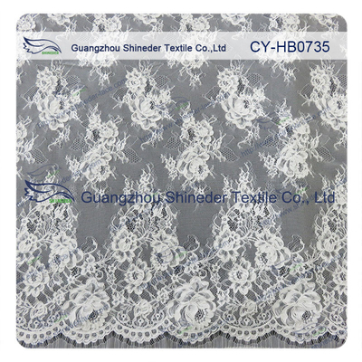 Yard tarafından Jakarlı Dikiş Kirpik Dantel Trim Kumaş, Özel Baskılı