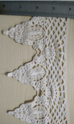 Beyaz Pamuk Dekoratif Dantel Trim Chantilly Lace Kumaş Off 15cm