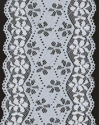 Çevre Dostu Beyaz with10cm Çiçek Desen Çift Çiçek Dekoratif Dantel Trim