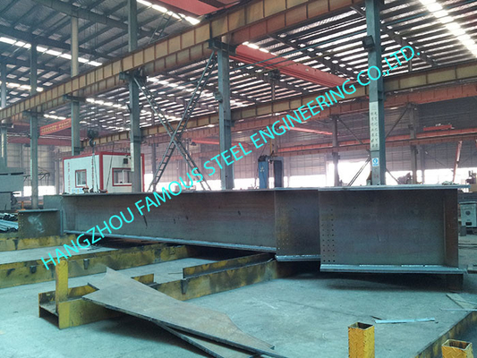 Metal Endüstriyel Geniş Clearspan Barınağı Prehdine Edilmiş AISC 80 X 110