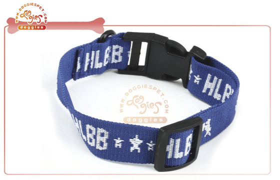 Özelleştirilmiş Jakar Naylon Webbing Köpek Yaka Kişiselleştirilmiş için