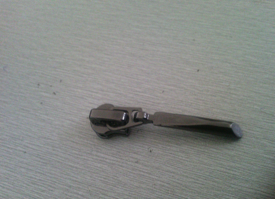 3 # / 5 # Gunmetal Kaplama Özel Fermuar, Çadır Çanta Alaşım Fermuar Pulls