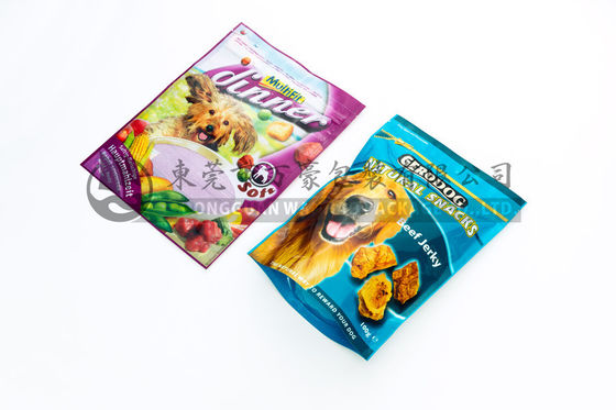 Özel Açılıp Kapanabilen Kilitli Daimi Köpek Maması Çanta ile Fermuar Çanta Çanta Stand Up