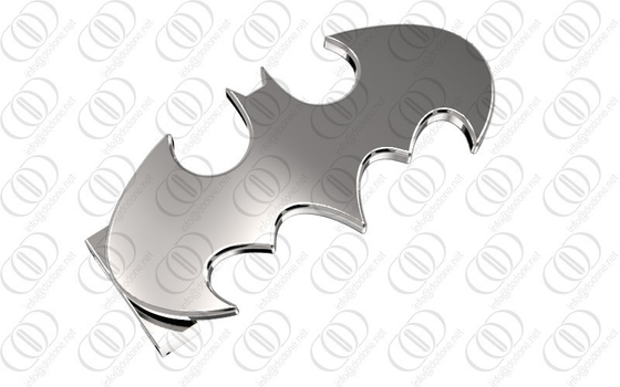 Gümüş Paslanmaz Çelik Batman Kemeri Tokası Ayna Parlak Cilalı