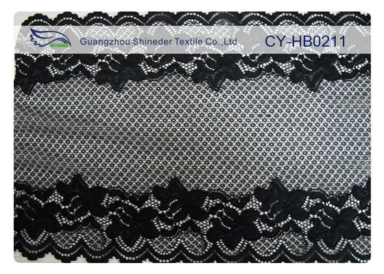 Moda% 100 Naylon Dantel Kumaş, OEM / ODM Özel Servis Teklif CY-HB0211