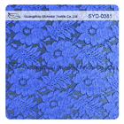Yaz Lansmanı Indigo Blue Kablolu Dantel Kumaş, Gelin Çiçek Dantel Kumaş